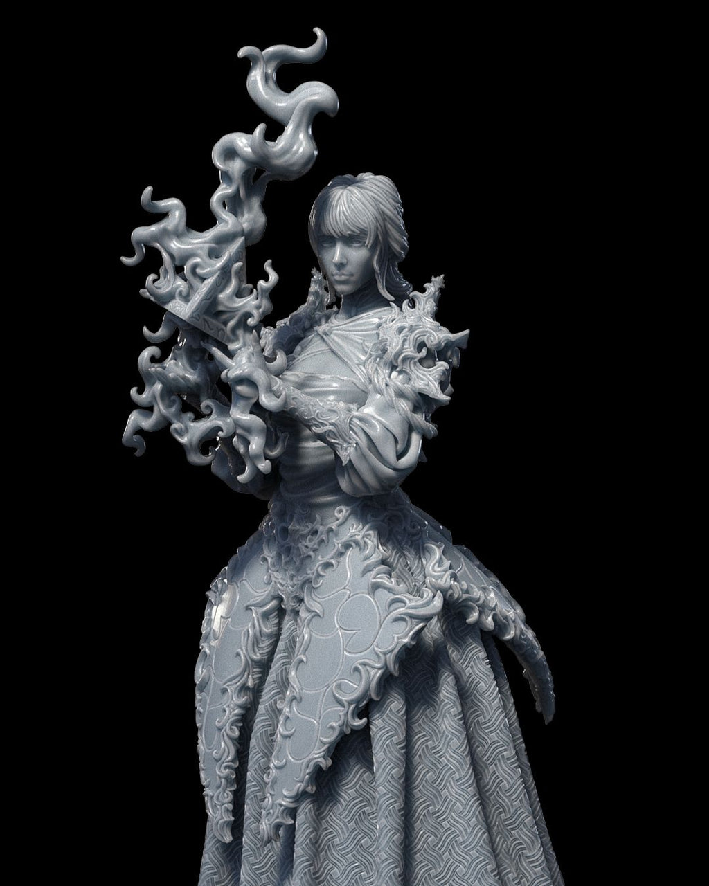 Lorena Jenn Action Figure in resina Kit 75 mm stampa 3D