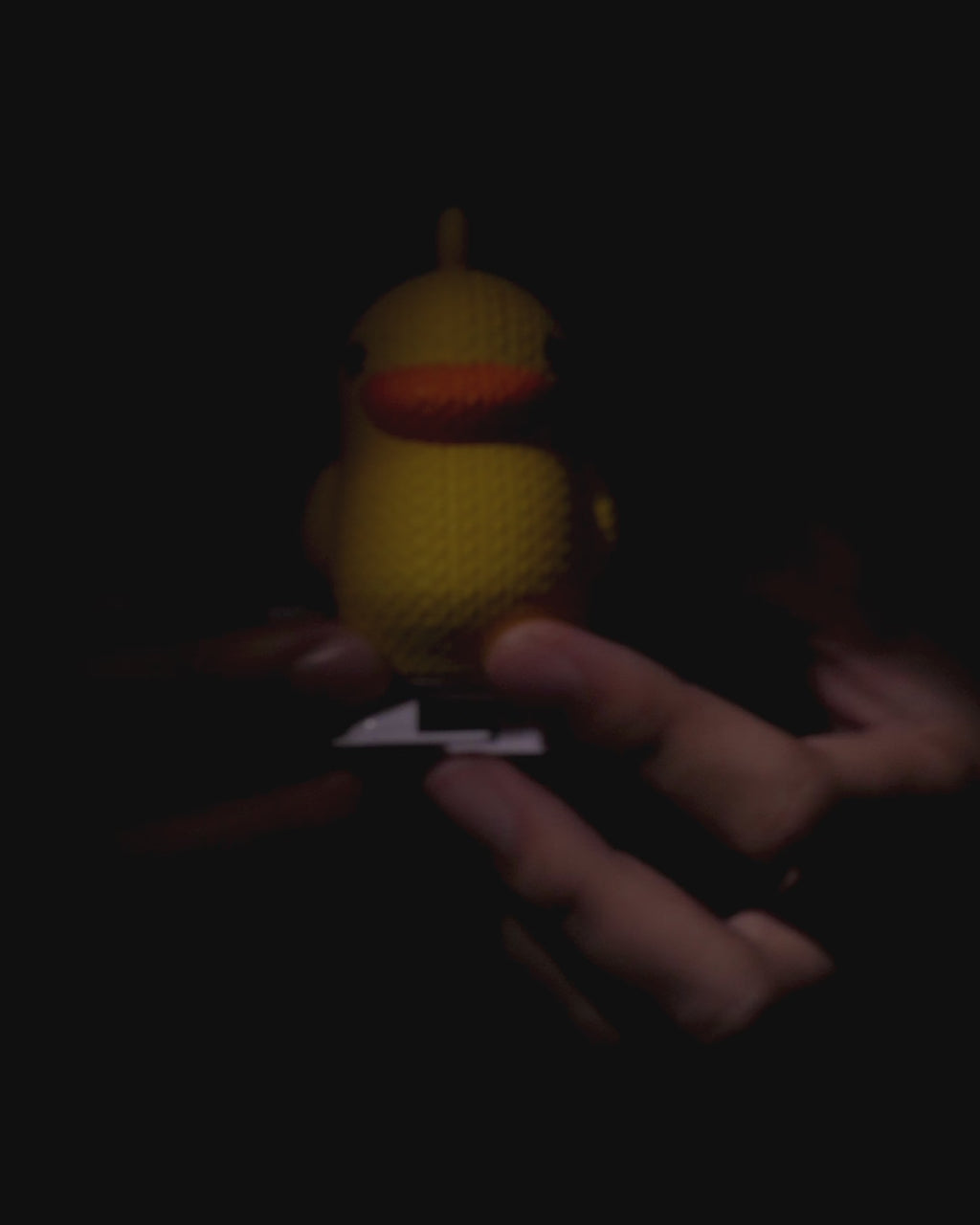 Duck Crochet Toy Anatra che cammina giocattolo meccanico con movimento a carica stampato in 3D a colori