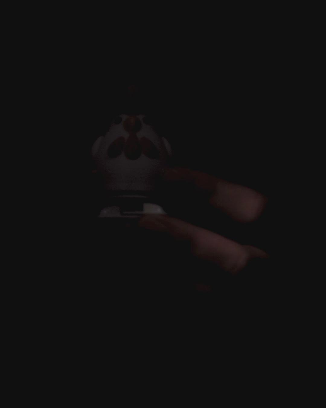 Chicken Crochet Toy Pollo che cammina giocattolo meccanico con movimento a carica stampato in 3D a colori