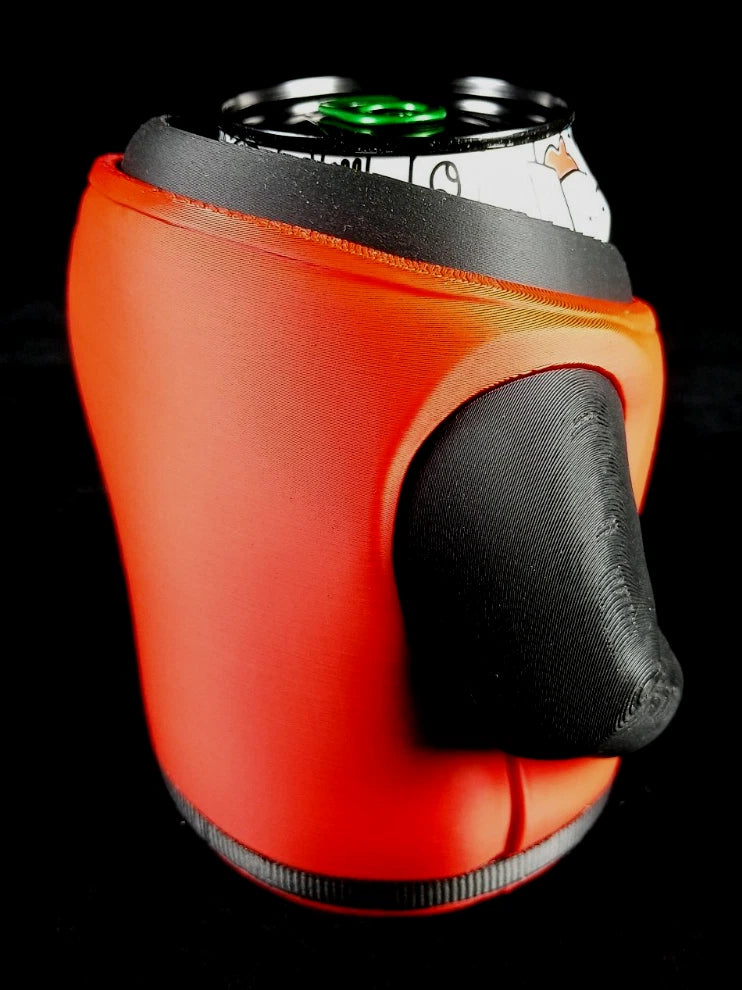 Giacca Universitaria rosso nera Porta lattine realizzata in PLA con la stampa 3D