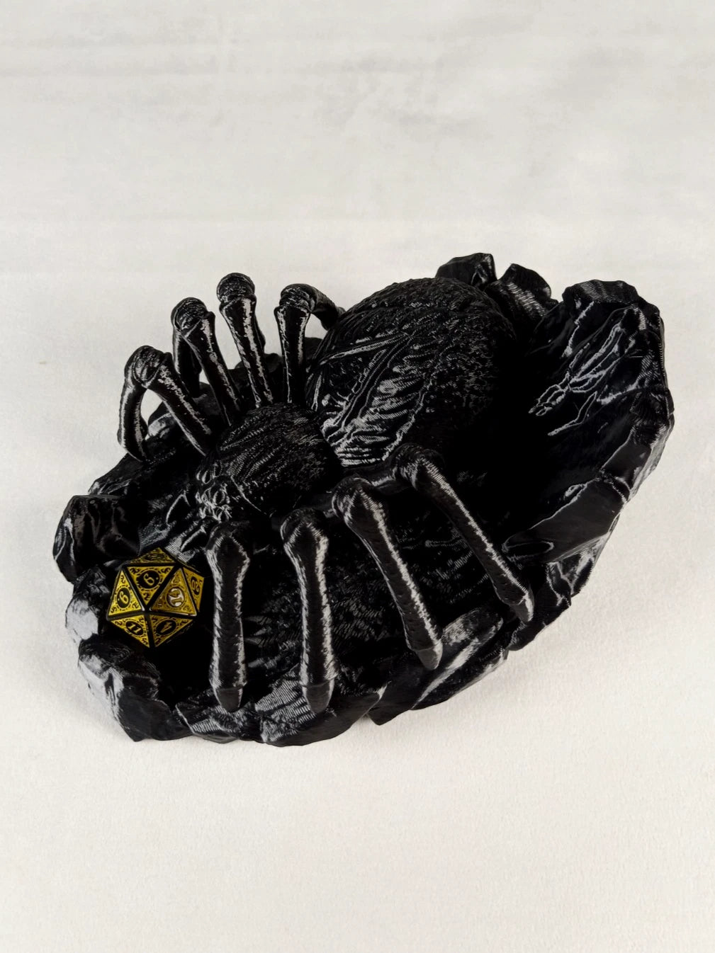 The Webspinner, Dice Tower Torre lancia dadi stampa 3D PLA seta Nero