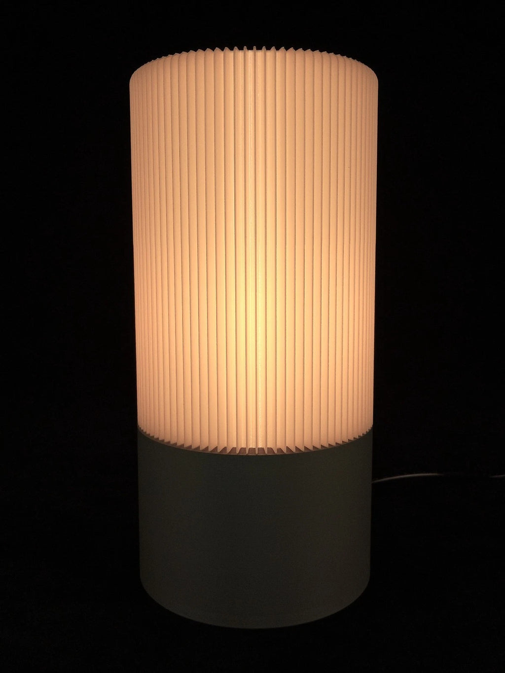 "Forma" Lumaline lampada da tavolo minimal colore grigio, stampa 3D PLA - PETG