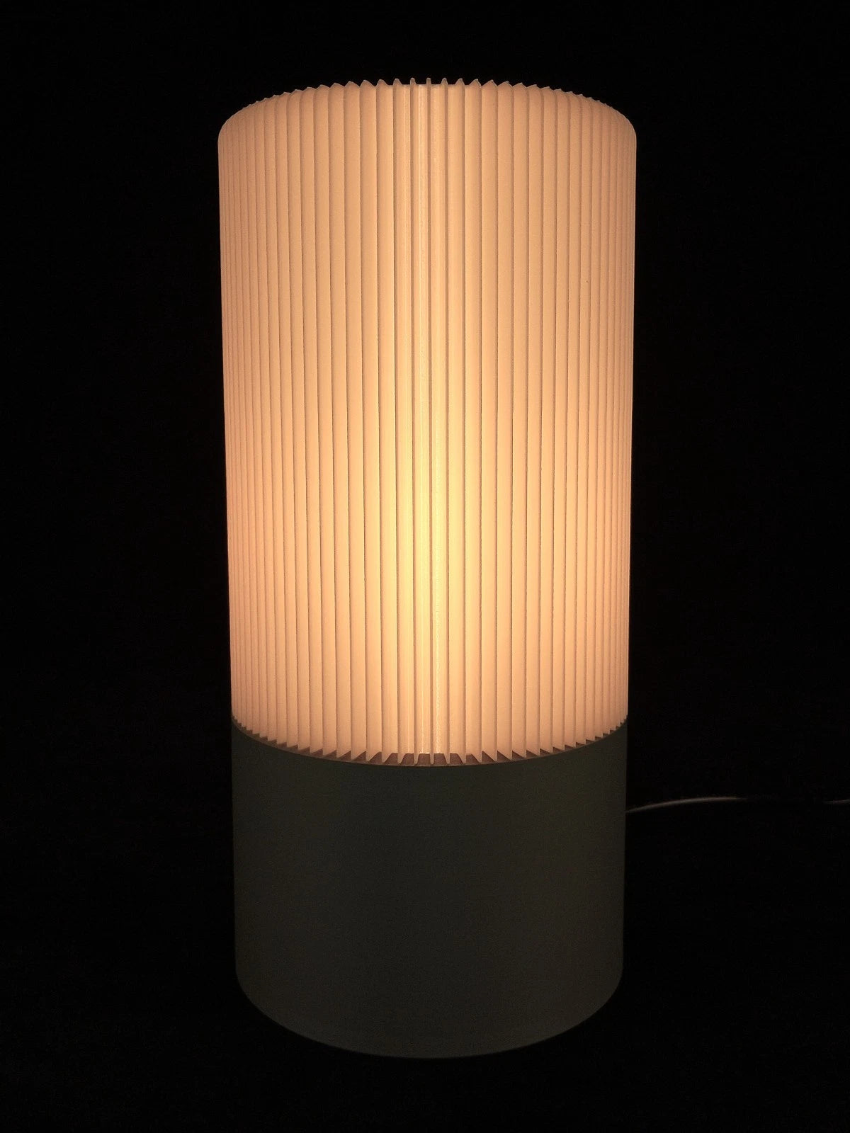 "Forma" Lumaline lampada da tavolo minimal colore grigio, stampa 3D PLA - PETG