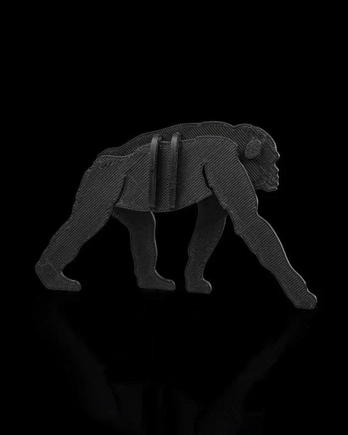 Bonobo (scimpanzé pigmeo) kit di montaggio, puzzle a pannelli stampa 3D a colori
