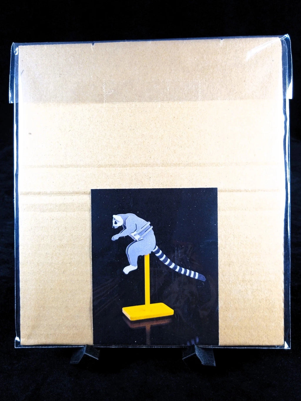 Lemure con supporto kit di montaggio, puzzle 3D a pannelli stampa 3D a colori