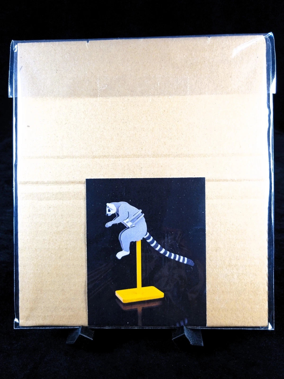 Lemure con supporto kit di montaggio, puzzle 3D a pannelli stampa 3D a colori