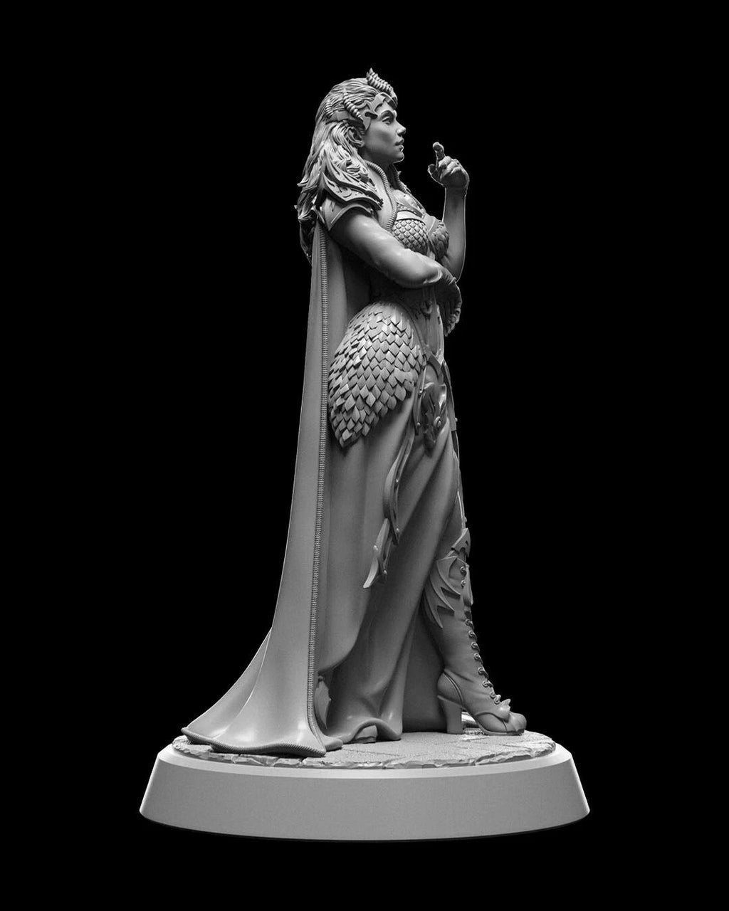 Montblanc Escapade "Lady Enya" V.2 Action Figure in resina Kit 75 mm stampa 3D