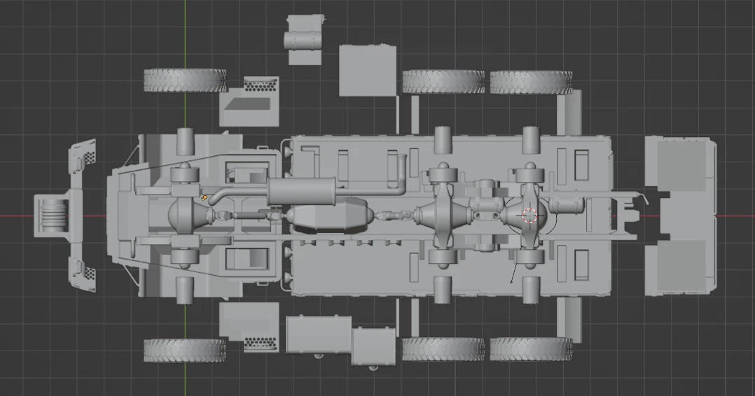 IVECO MAGIRUS 330.30 ANW Overland Kit in resina scala 1:43