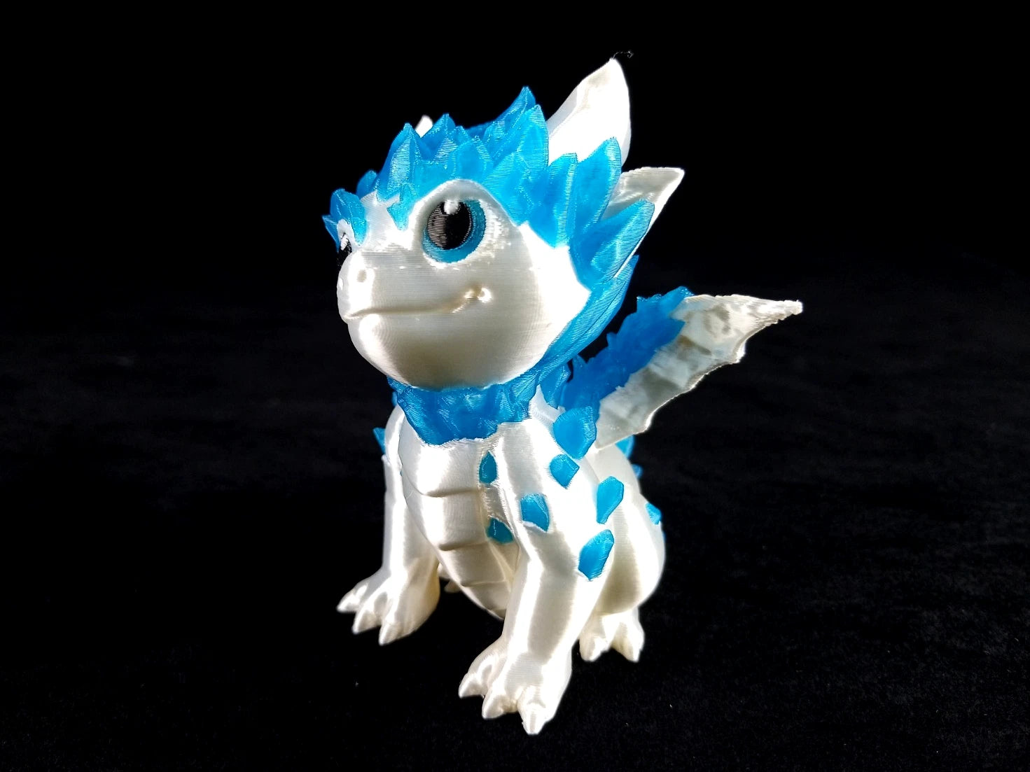 Dragon Nursery Crystallis baby drago stampa 3d a colori PLA made in Italy