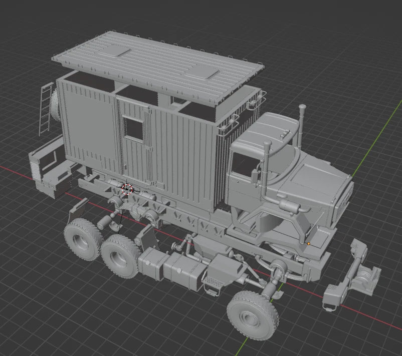 IVECO MAGIRUS 330.30 ANW Overland Kit in resina scala 1:43