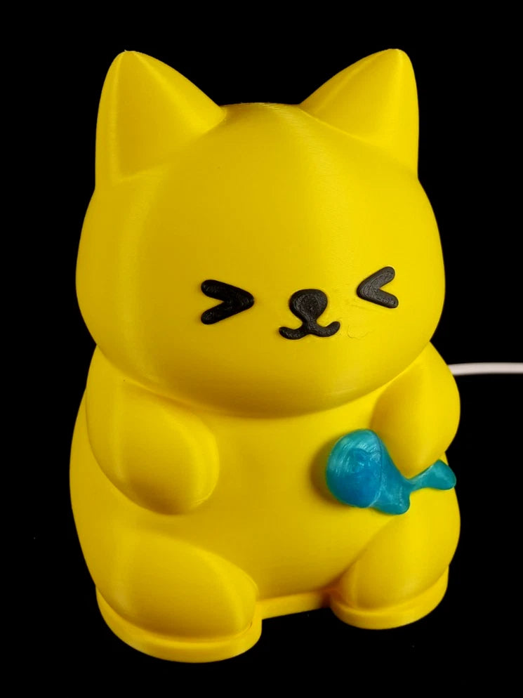 Meow Glow lampada da tavolo a forma di Gatto luminoso giallo luce led G9 220 v