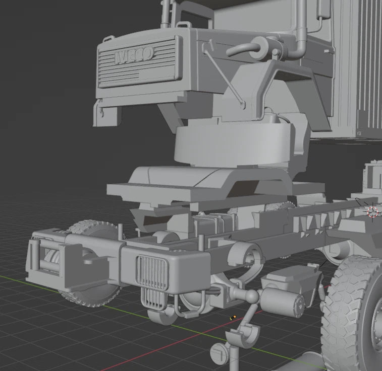 IVECO MAGIRUS 330.30 ANW Overland Kit in resina scala 1:43