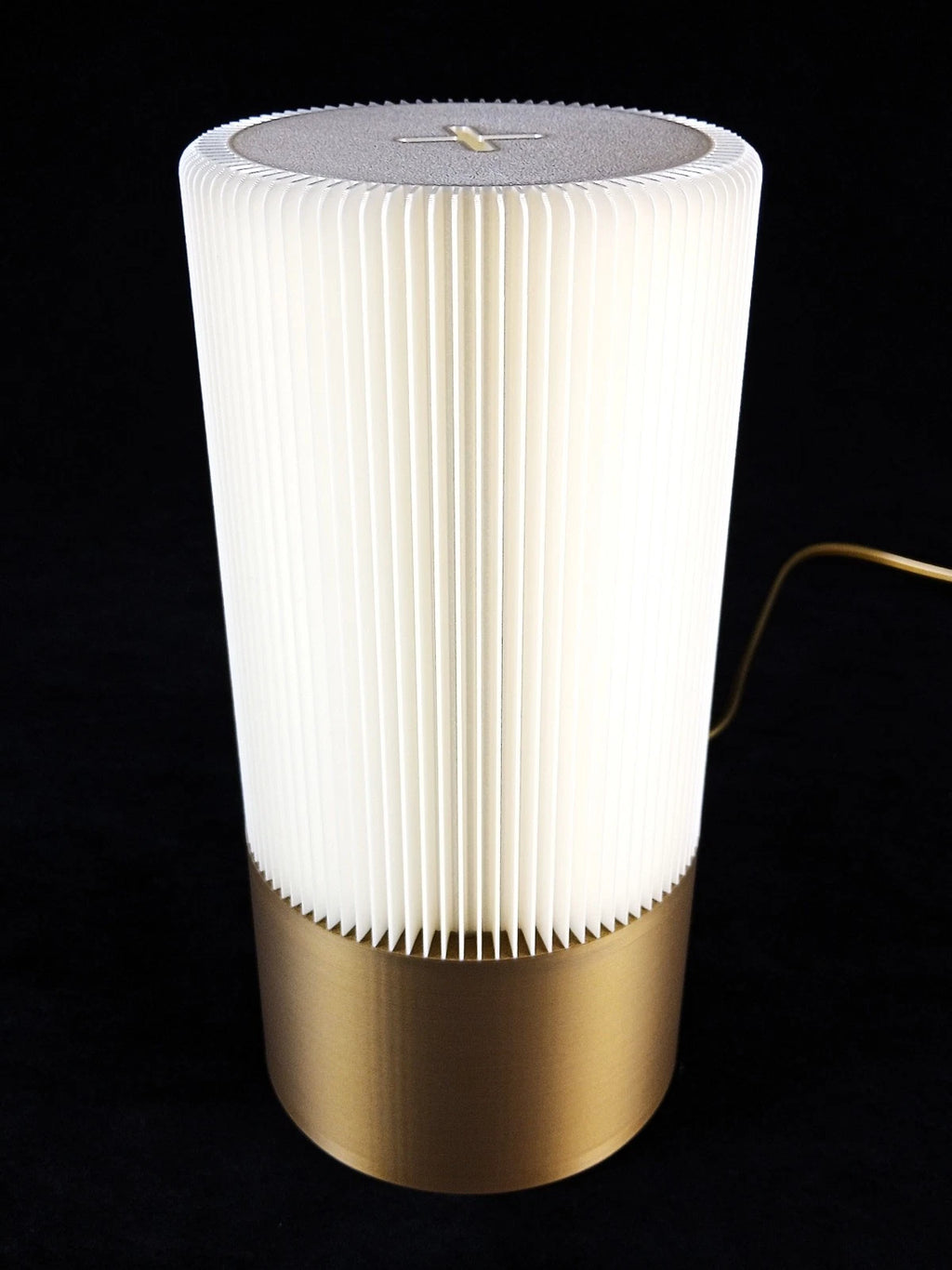 "Forma" Lumaline lampada da tavolo minimal colore bronzo, stampa 3D PLA - PETG