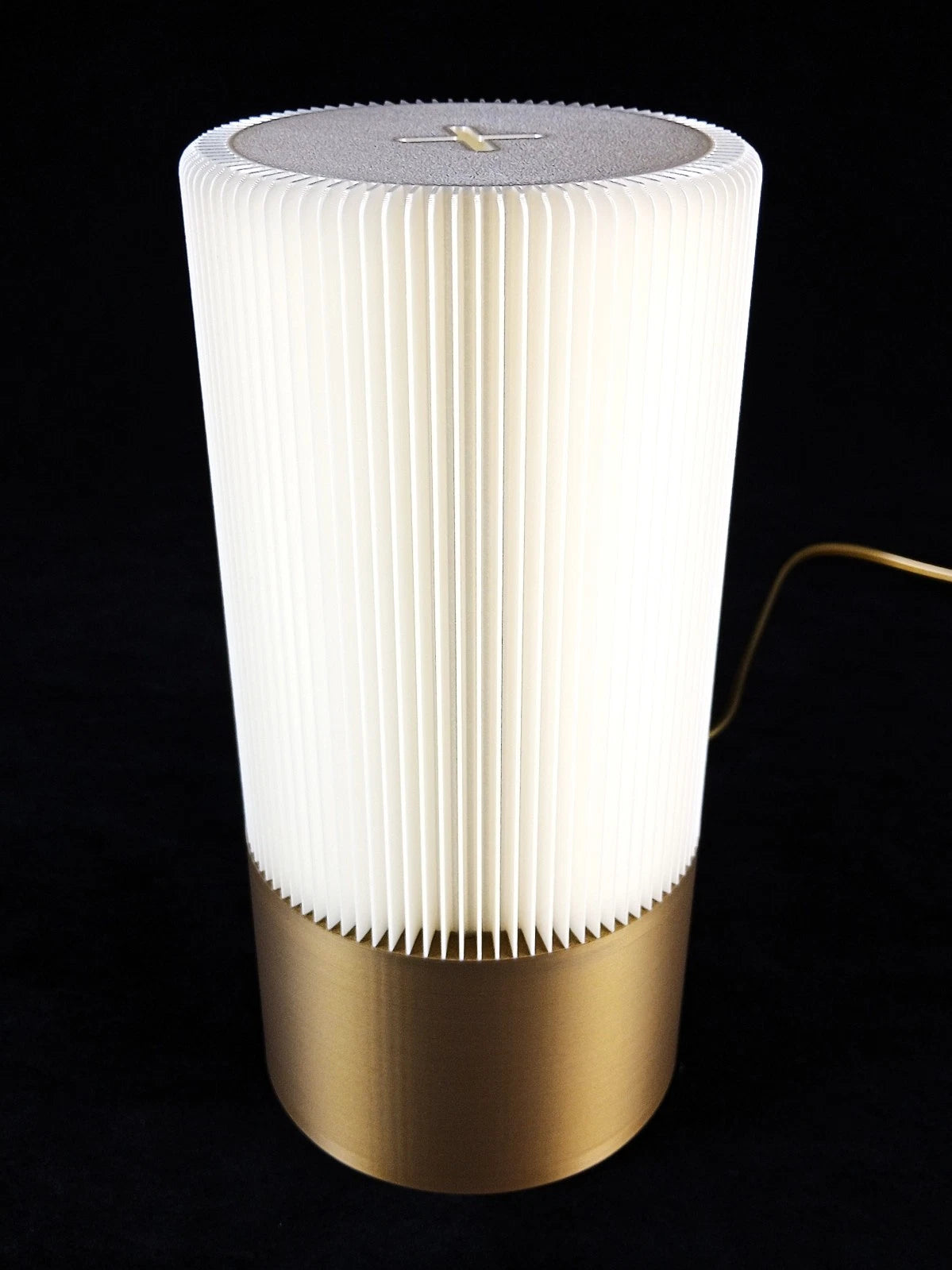 "Forma" Lumaline lampada da tavolo minimal colore bronzo, stampa 3D PLA - PETG