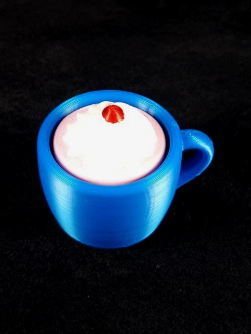 1 Hot Cocoa Mug Clicker Tazzina cliccabil antistress realizzata in stampa 3D