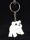 Portachiavi con Orso Polare flessibile articolato realizzato in stampa 3D