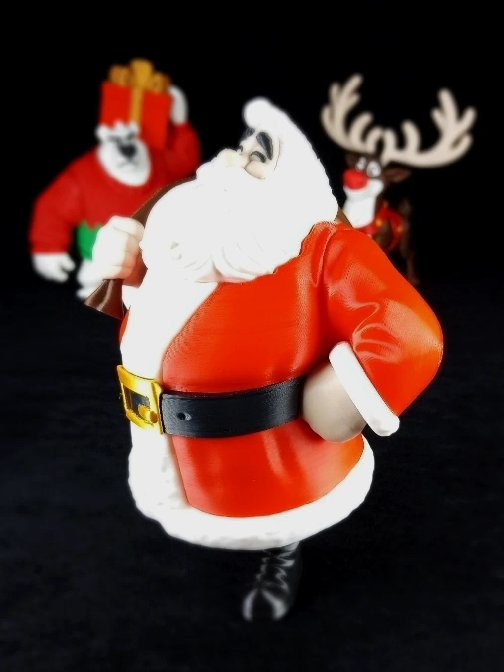 "Claus the eternal" Babbo Natale decorazione natalizia realizzata con stampa 3D