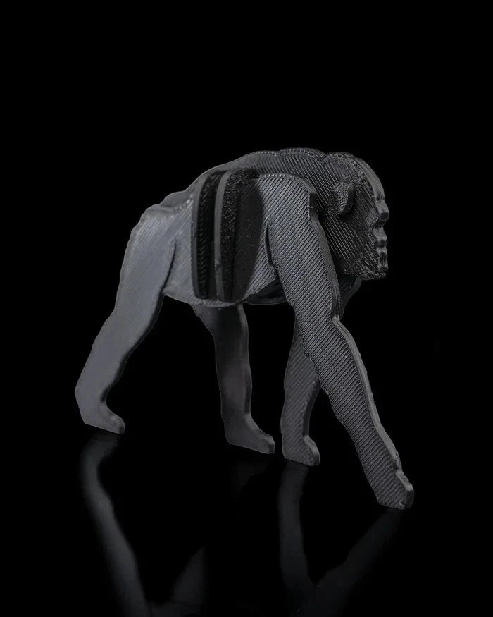 Bonobo (scimpanzé pigmeo) kit di montaggio, puzzle a pannelli stampa 3D a colori