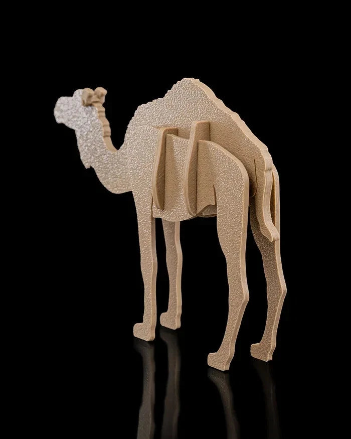 Dromedario kit di montaggio, puzzle a pannelli stampa 3D a colori