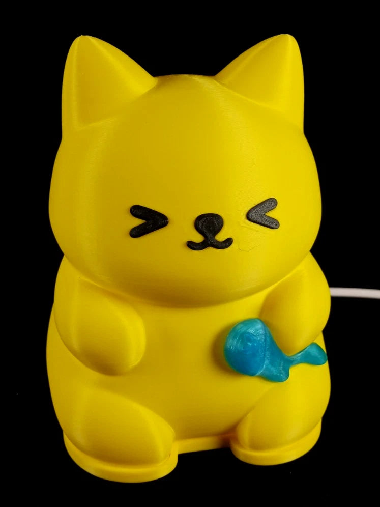 Meow Glow lampada da tavolo a forma di Gatto luminoso giallo luce led G9 220 v
