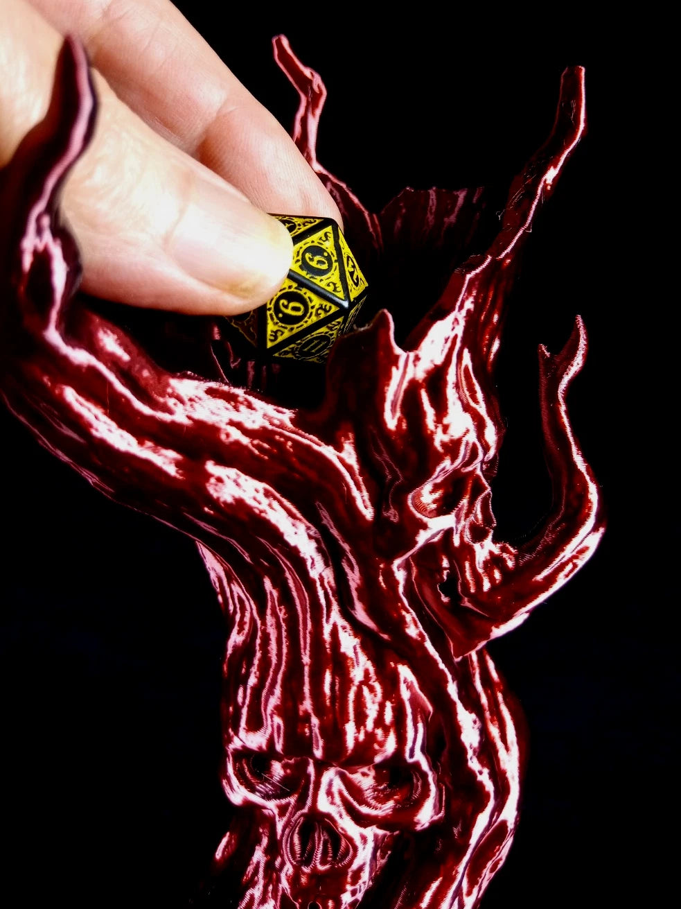 "The Dreadwood " , Dice Tower Torre lanciadadi stampa 3D PLA seta bicolor