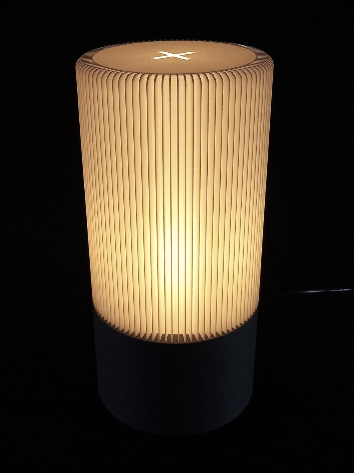 "Forma" Lumaline lampada da tavolo minimal colore grigio, stampa 3D PLA - PETG