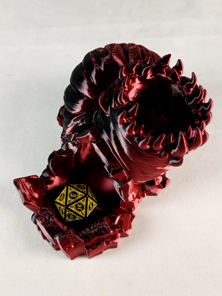 Dunestalker, Dice Tower Torre lancia dadi stampa 3D PLA seta bicolor Rosso/Nero