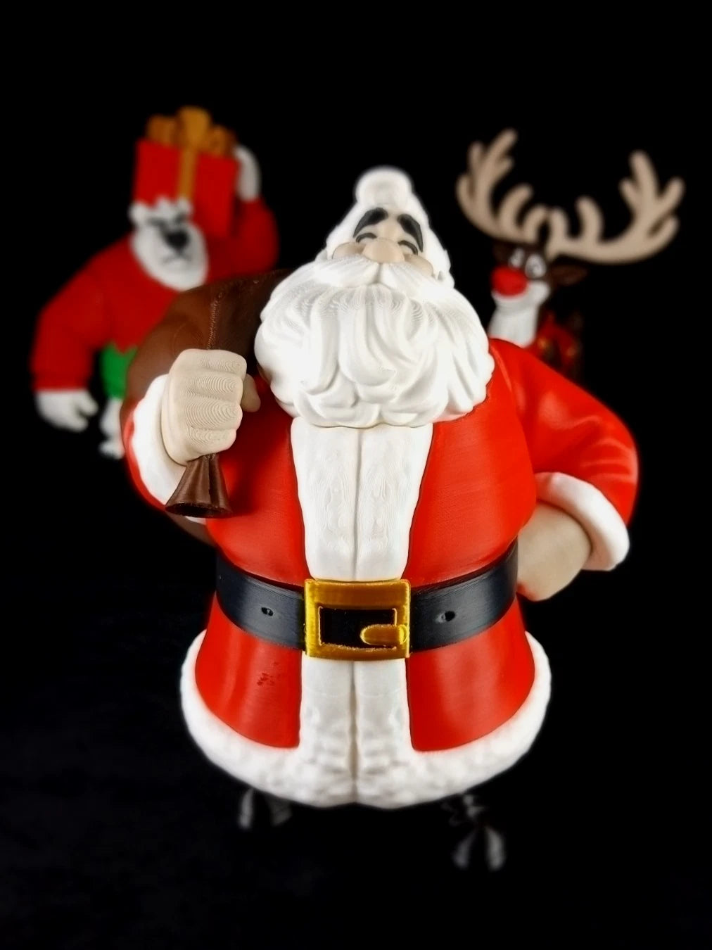 "Claus the eternal" Babbo Natale decorazione natalizia realizzata con stampa 3D