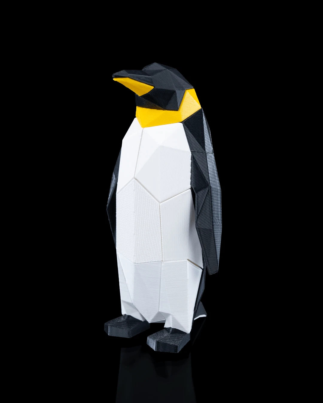 Low Poly Animals, Penguin Pinguino, puzzle 3D magnetico da montare stampa in 3D
