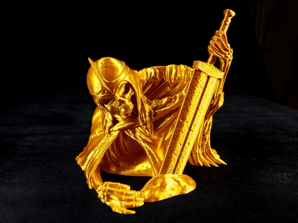 "Roll of Monsters" Rotlord, Dice Tower Torre lanciadadi stampa 3D PLA oro seta