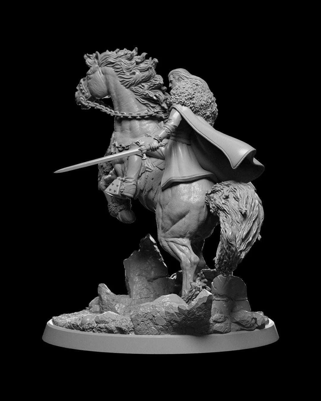 Serie Montblanc Escapade "Vyesant on Nightmare" Action Figure in resina Kit 75 mm stampa 3D