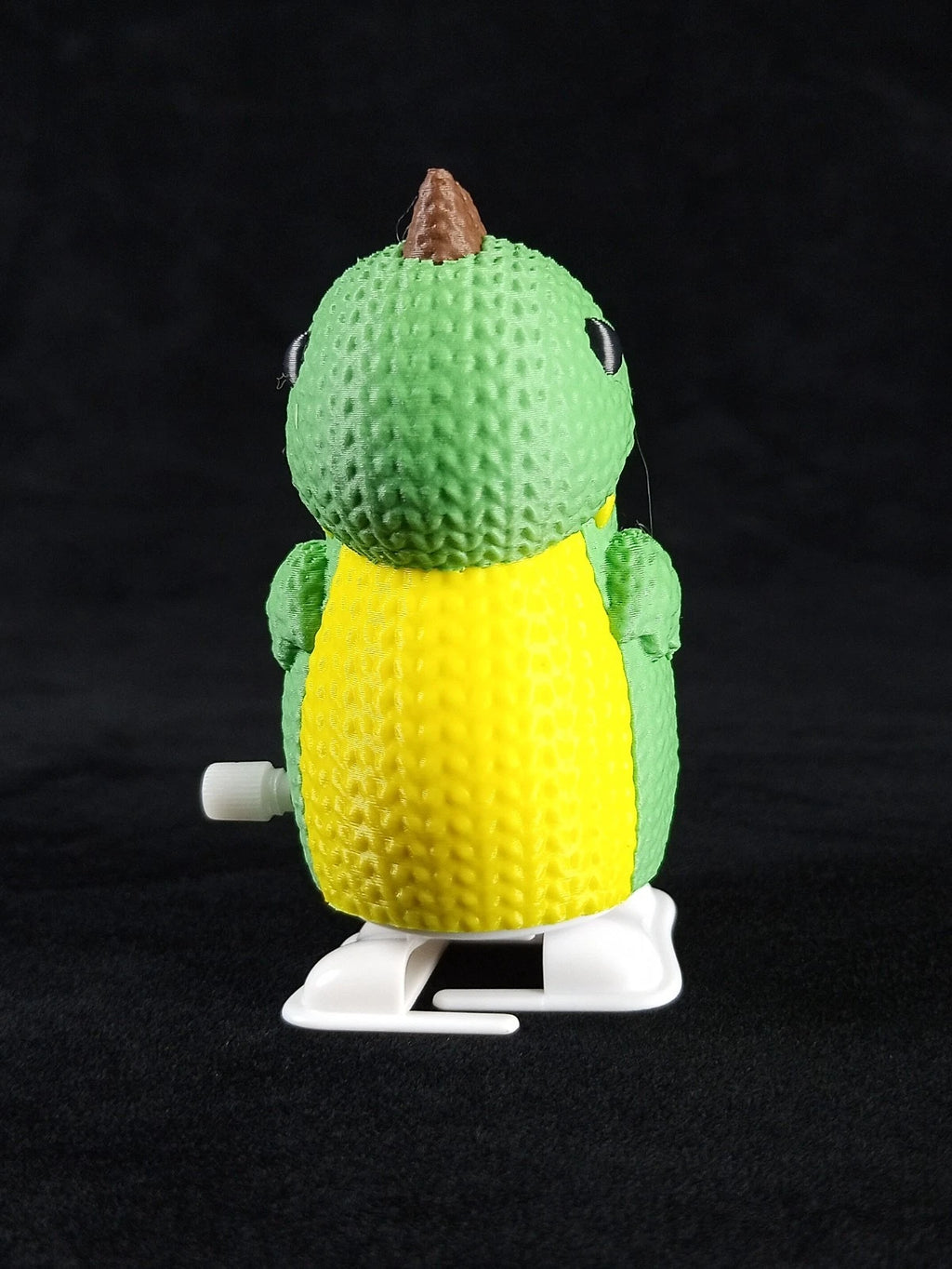 Dinosaur Crochet Toy Dinosauro che cammina giocattolo meccanico con movimento a carica stampato in 3D a colori