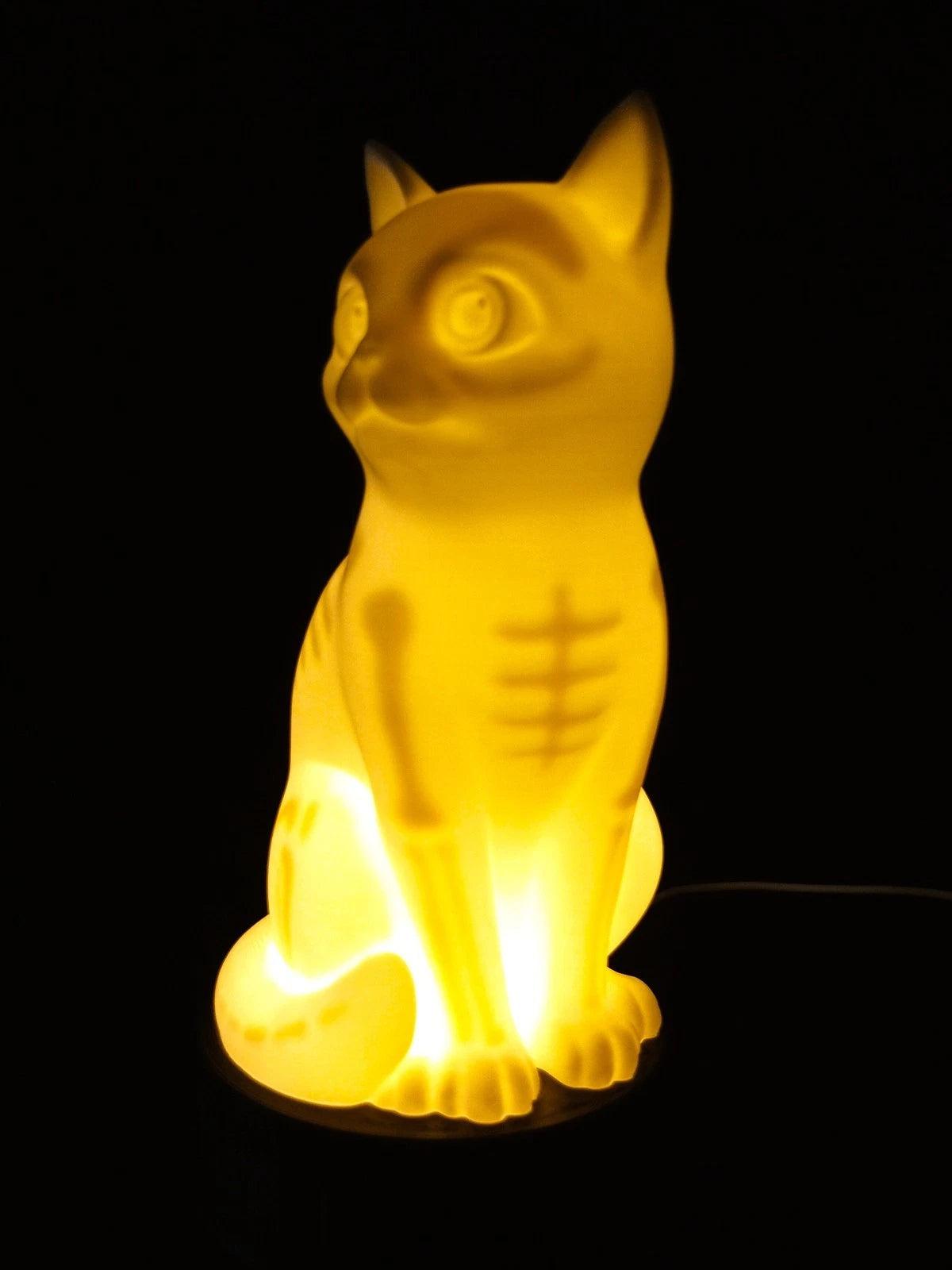 X Ray Cat lampada da tavolo a forma di Gatto "ai raggi X quando acceso", stampa 3D PLA