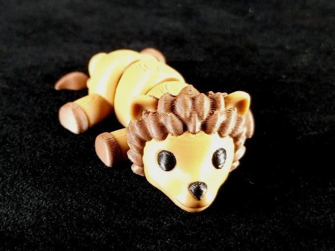 6 piccoli animali selvatici articolati action figure realizzate in stampa 3D