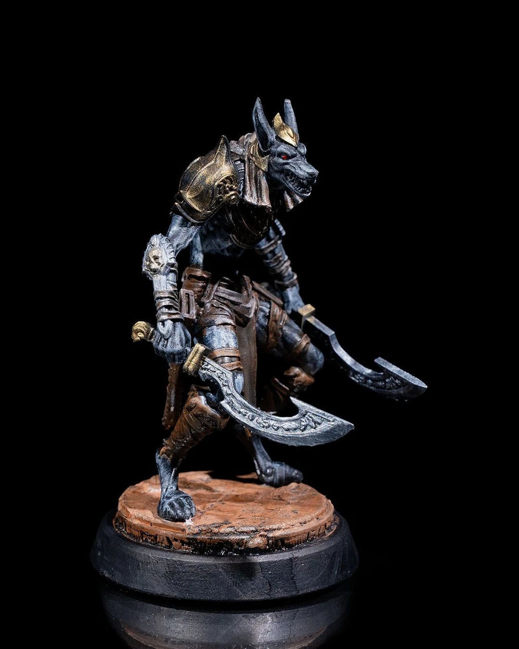 Serie Sands of Time "Jackal Warrior Sword" Action Figure in resina Kit 75 mm stampa 3D resina
