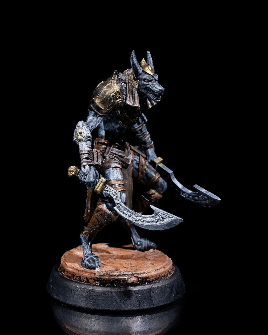 Serie Sands of Time "Jackal Warrior Sword" Action Figure in resina Kit 75 mm stampa 3D resina