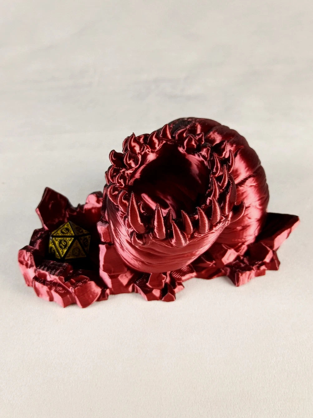 Dunestalker, Dice Tower Torre lancia dadi stampa 3D PLA seta bicolor Rosso/Nero
