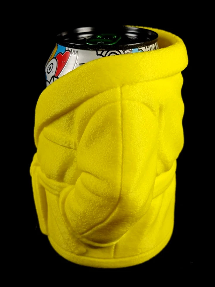 Accappatoio giallo Porta lattine realizzato in PLA con la stampa 3D