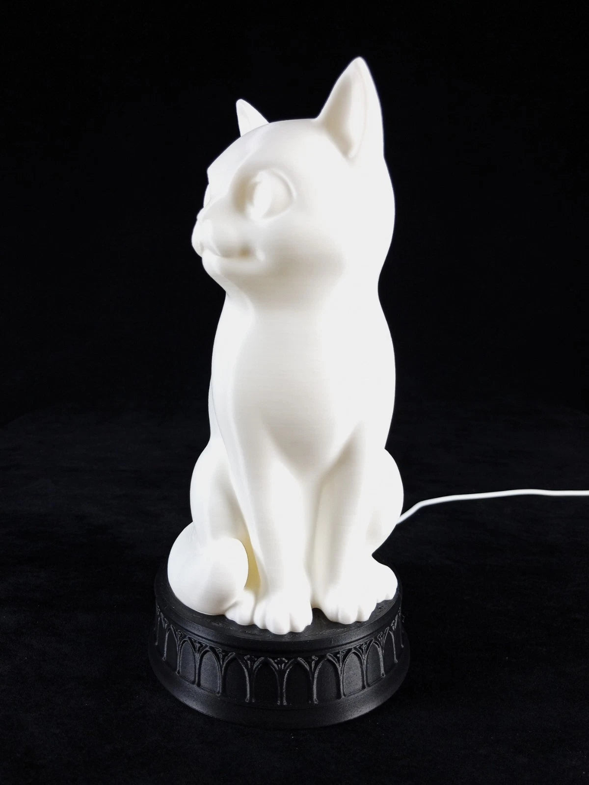 X Ray Cat lampada da tavolo a forma di Gatto "ai raggi X quando acceso", stampa 3D PLA