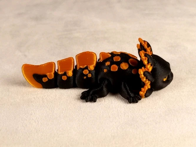 6 Axolotl gioco articolato Wiggly fidget toy realizzati in stampa 3D