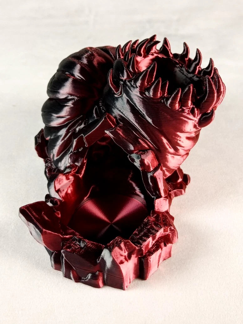 Dunestalker, Dice Tower Torre lancia dadi stampa 3D PLA seta bicolor Rosso/Nero