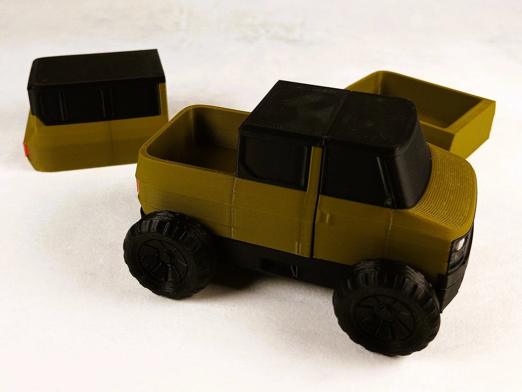 Snap Car Auto Giocattolo 3 in 1 a costruzione magnetica stampa 3d PLA
