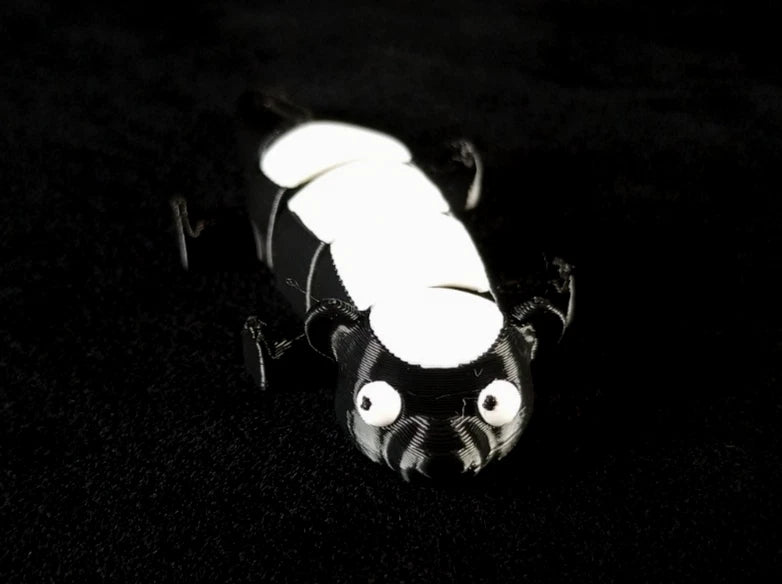 6 piccoli animali domestici articolati action figure realizzate in stampa 3D