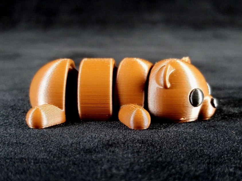 6 piccoli animali selvatici articolati action figure realizzate in stampa 3D