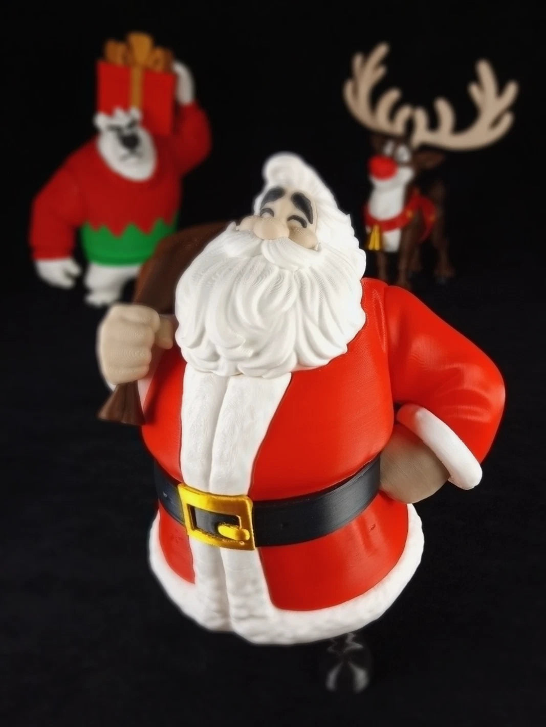 "Claus the eternal" Babbo Natale decorazione natalizia realizzata con stampa 3D