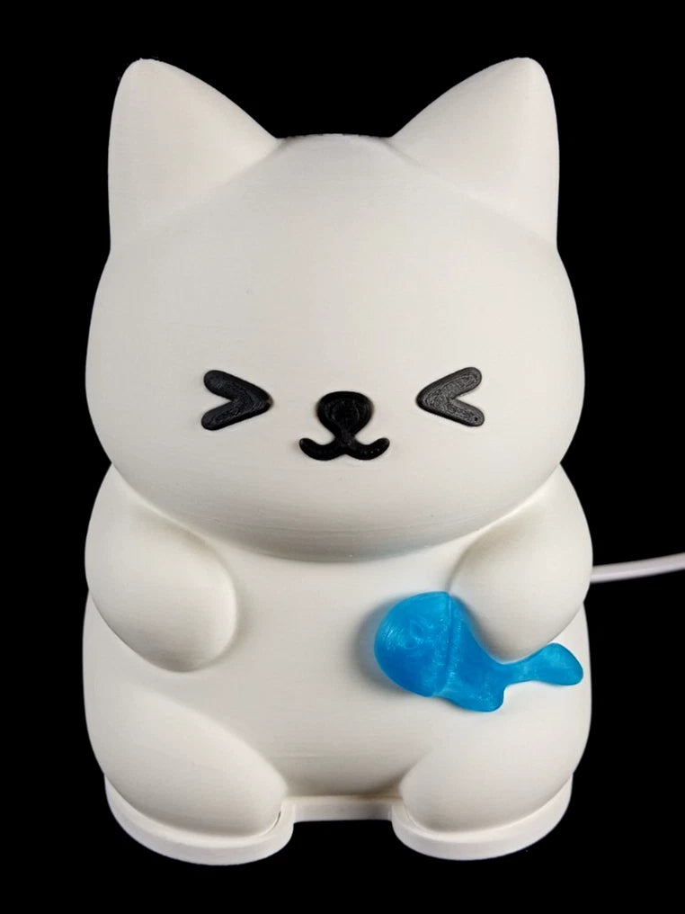 Meow Glow lampada da tavolo a forma di Gatto luminoso bianco luce led G9 220 v
