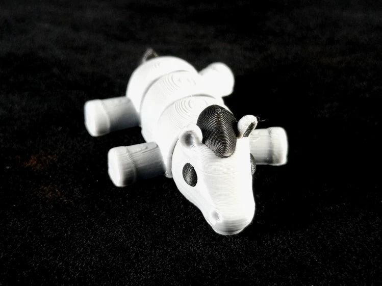 6 piccoli animali domestici articolati action figure realizzate in stampa 3D
