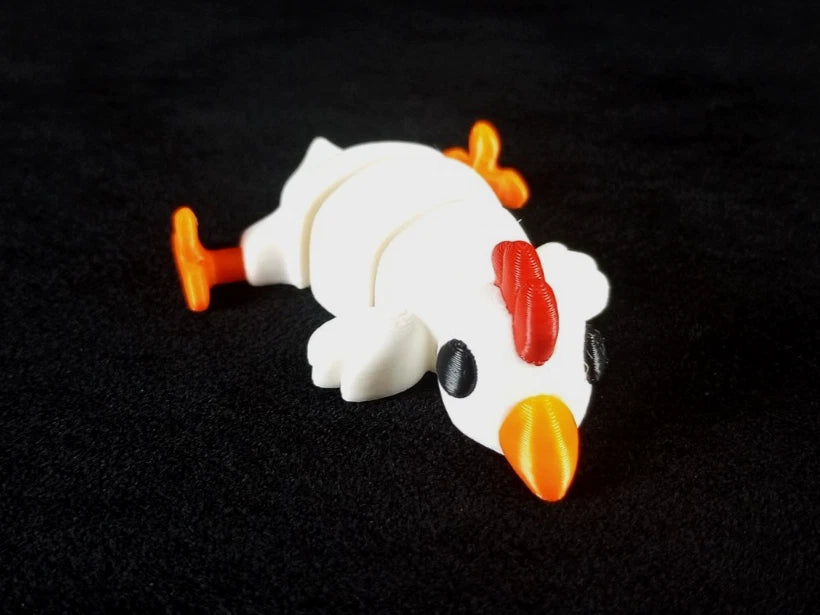 6 piccoli animali domestici articolati action figure realizzate in stampa 3D