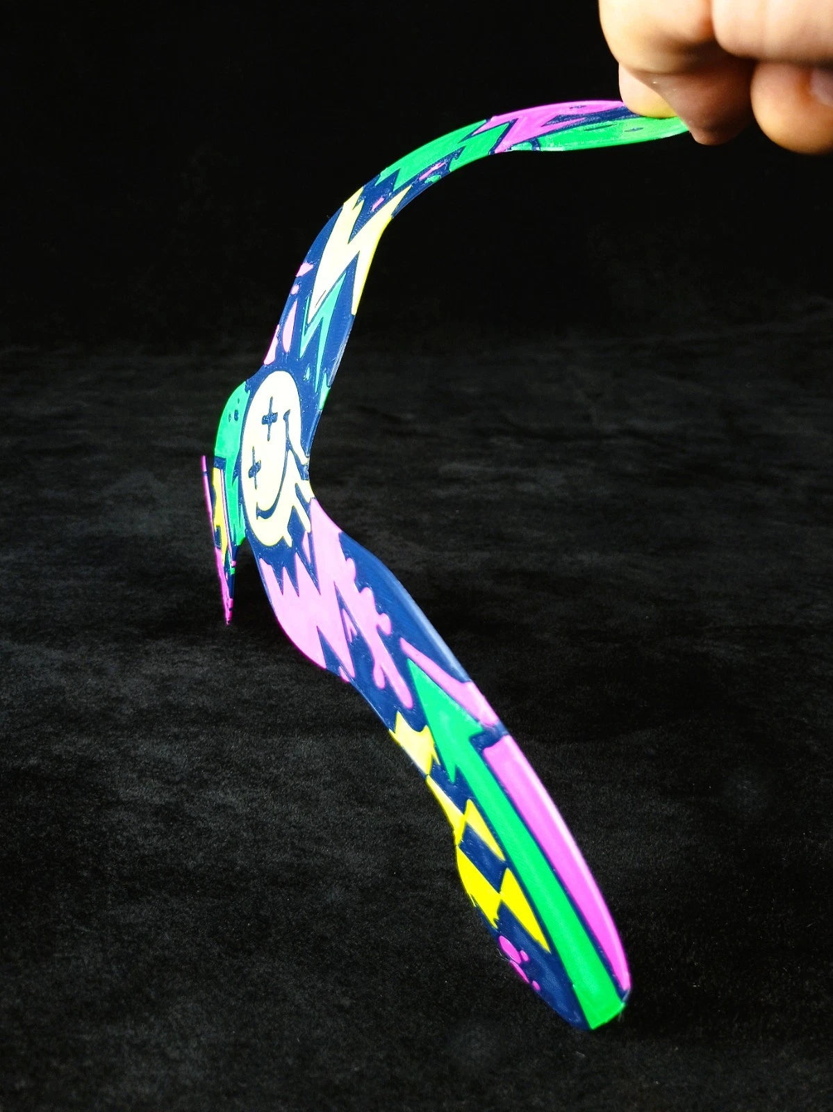 Indoor Boomerang strumento da lancio gioco da interno stampa 3D in PLA colori