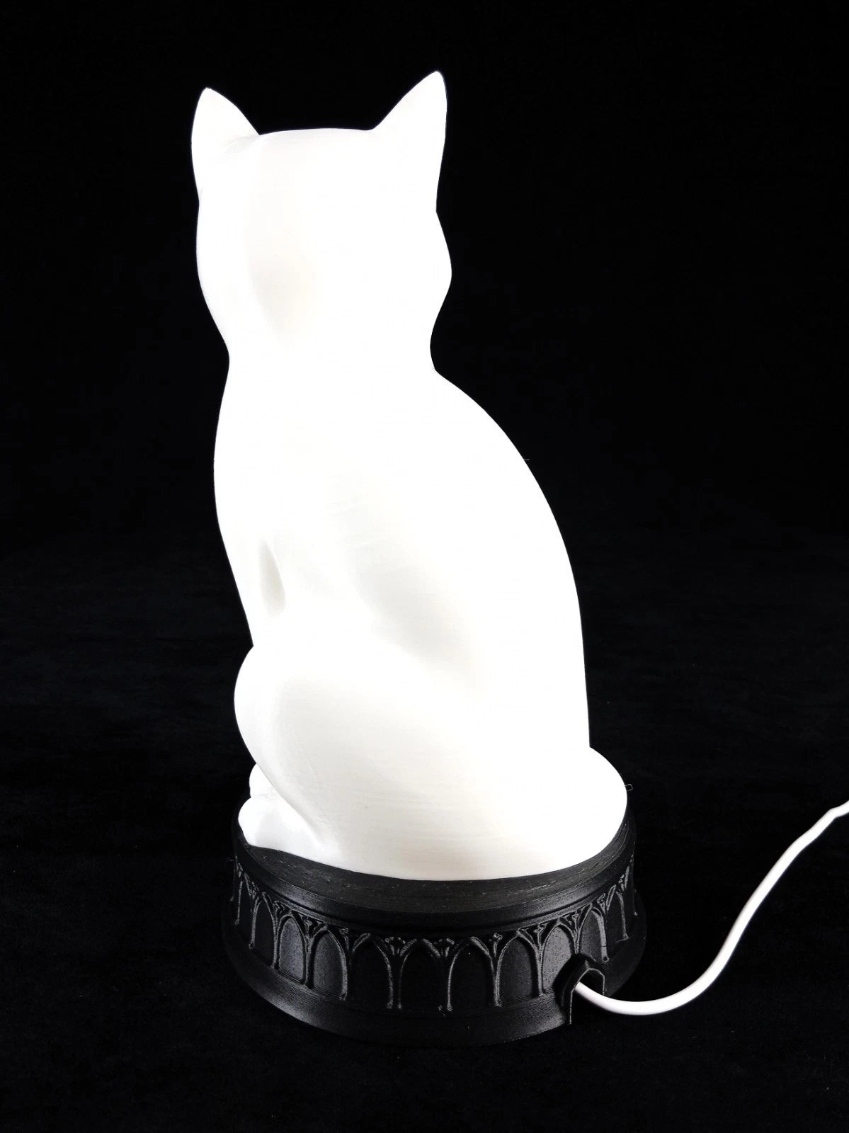 X Ray Cat lampada da tavolo a forma di Gatto "ai raggi X quando acceso", stampa 3D PLA
